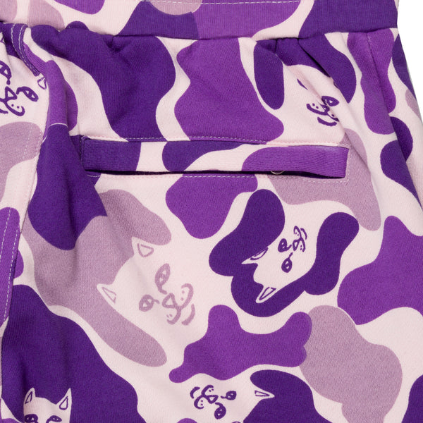 Ripndip Nermal Camo Sweat Pants (Purple Camo)