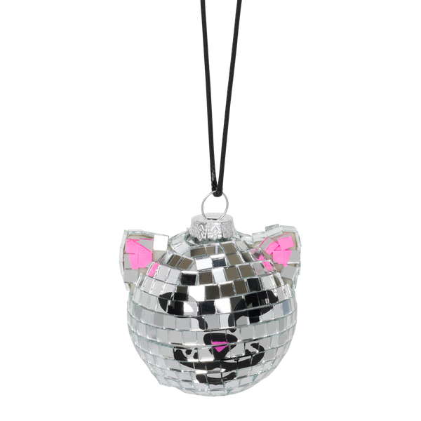 ripndip Nermal Disco Car Ornament (Metallic)