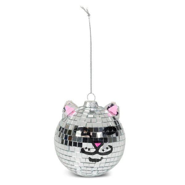 Ripndip Nermal Disco Ornament (Silver)