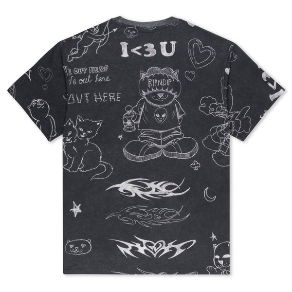 Ripndip Nermal Domination Tee (Black Wash)