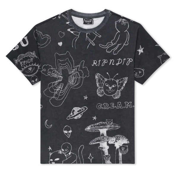 ripndip Nermal Domination Tee (Black Wash)