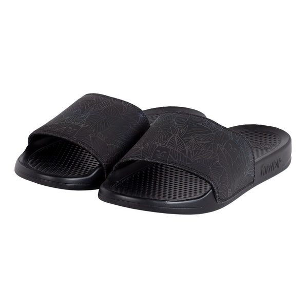 Ripndip Nermal Leaf Slides (Black Iridescent)