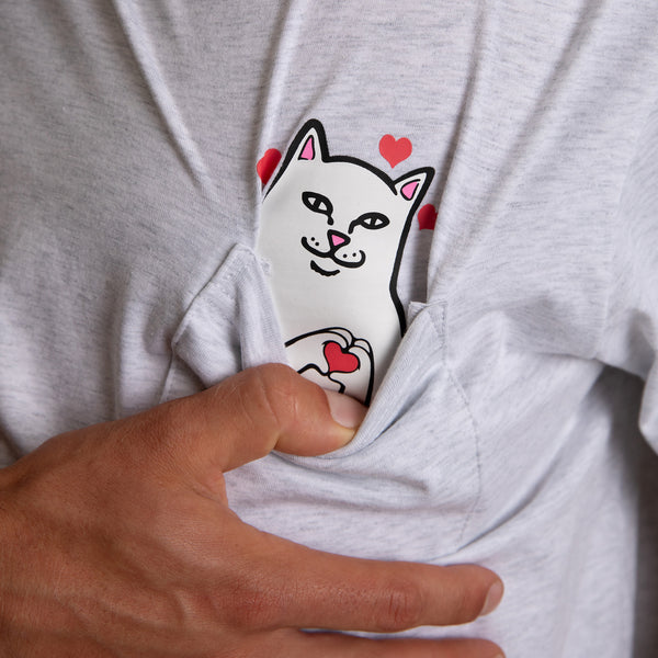 Ripndip Nermal Loves Pocket Tee (Ash Heather)