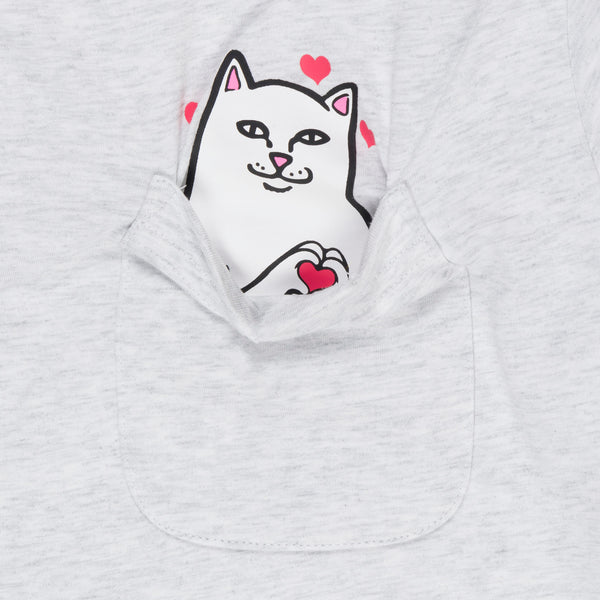 Ripndip Nermal Loves Pocket Tee (Ash Heather)