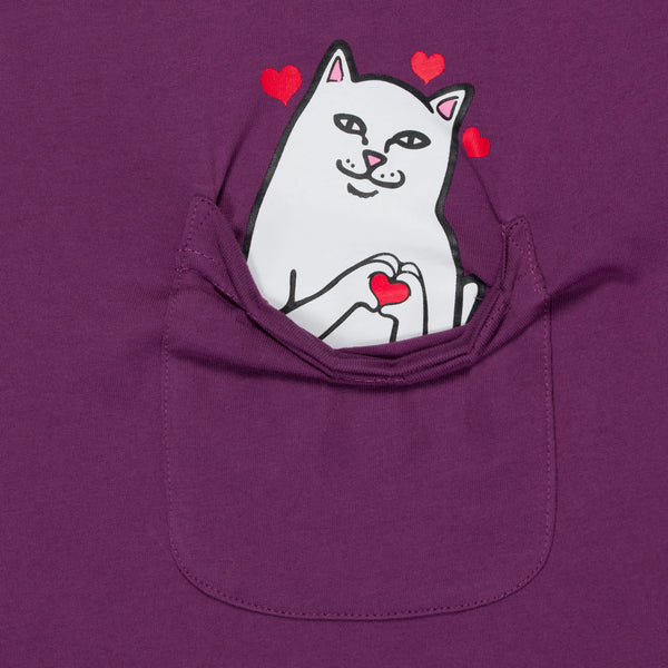 Ripndip Nermal Loves Pocket Tee (Plum)