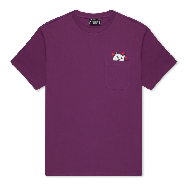 Ripndip Nermal Loves Pocket Tee (Plum)