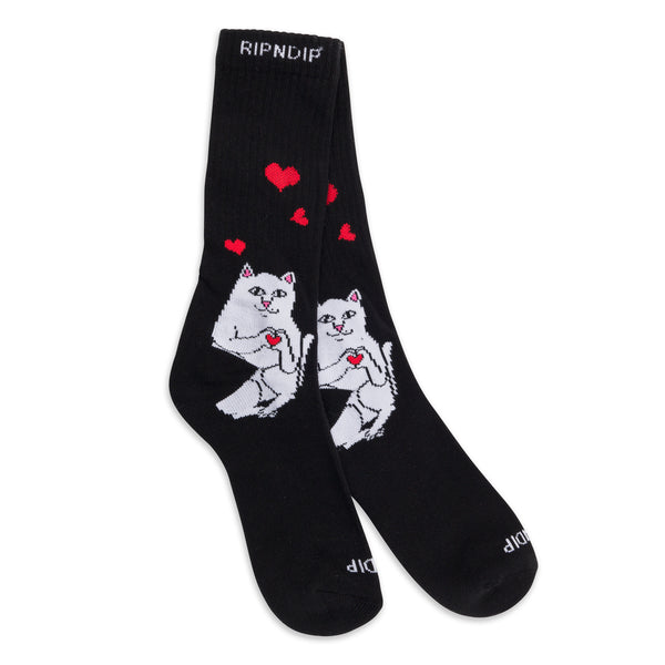 Ripndip Nermal Loves Socks (Black)