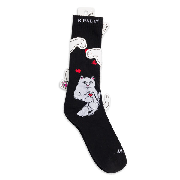 Ripndip Nermal Loves Socks (Black)