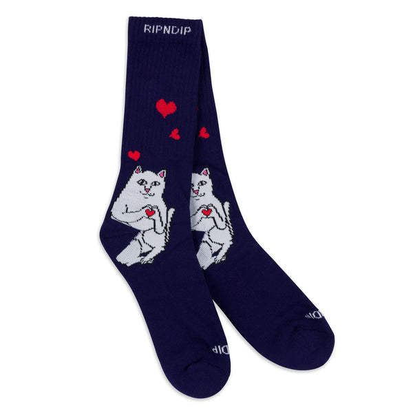 Ripndip Nermal Loves Socks (Navy)
