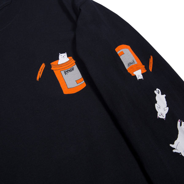Ripndip Nermal Pills L/S (Black)