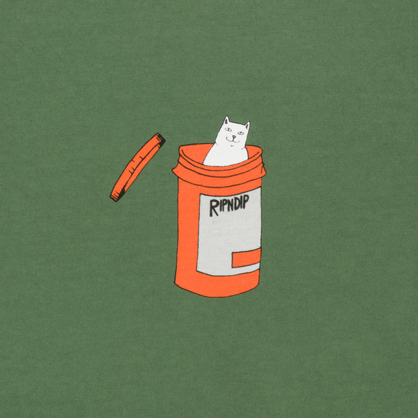 Ripndip Nermal Pills Long Sleeve (Olive)