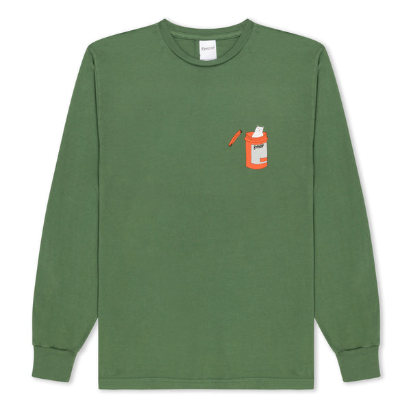Ripndip Nermal Pills Long Sleeve (Olive)