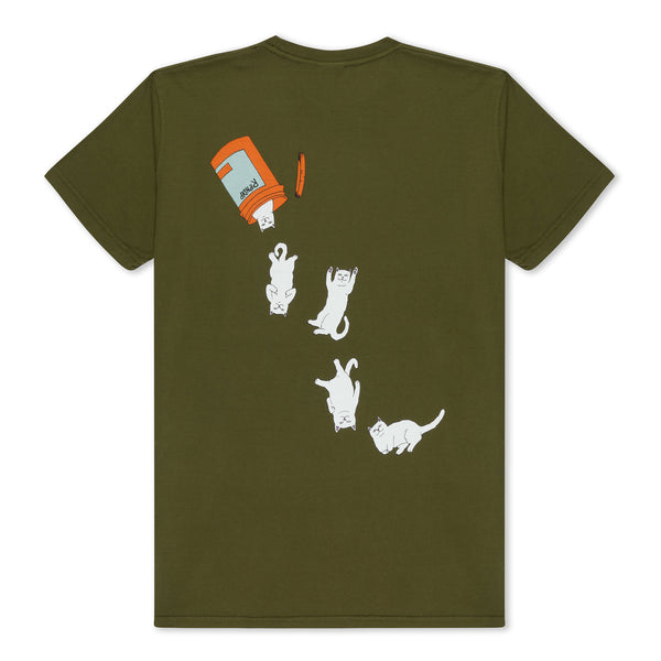 Ripndip Nermal Pills Tee (Military Green)