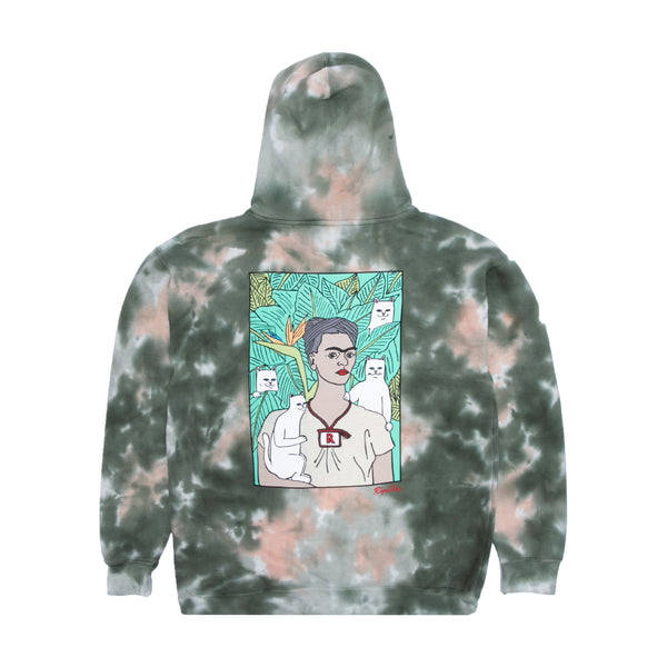 ripndip Nermal Portrait Hoodie (Olive/Orange)