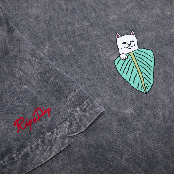 Ripndip Nermal Portrait Tee (Charcoal Mineral Wash)