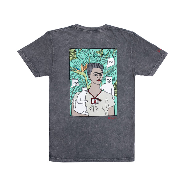 ripndip Nermal Portrait Tee (Charcoal Mineral Wash)