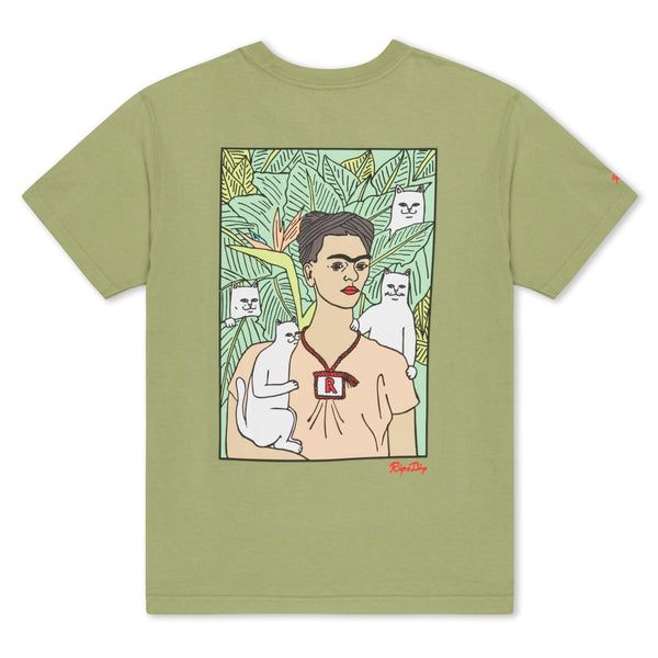 ripndip Nermal Portrait Tee (Light Forest)