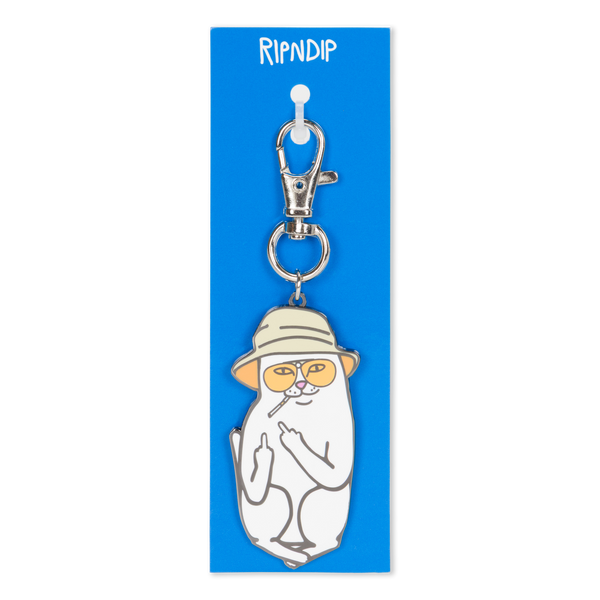 ripndip Nermal S Thompson Keychain (Silver)