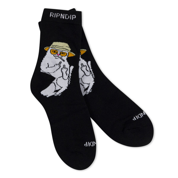Ripndip Nermal S Thompson Mid Socks (Black)