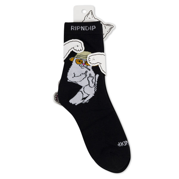 Ripndip Nermal S Thompson Mid Socks (Black)