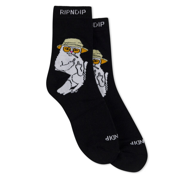 ripndip Nermal S Thompson Mid Socks (Black)