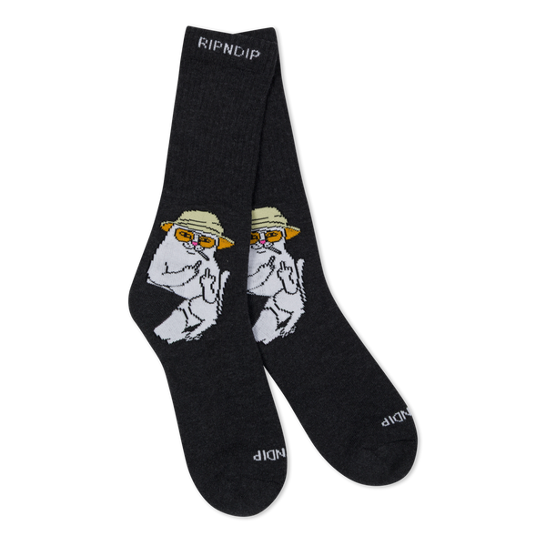 Ripndip Nermal S Thompson Socks (Black Heather)