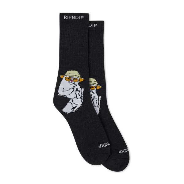 Ripndip Nermal S Thompson Socks (Black Heather)