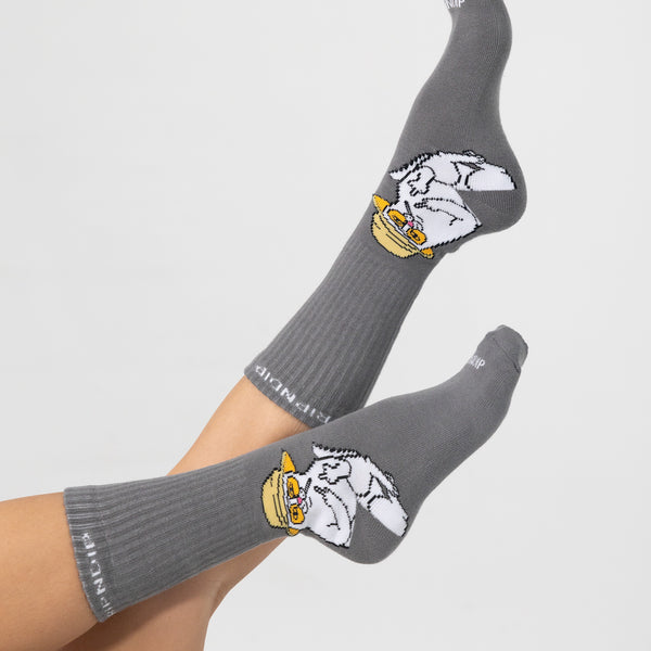 Ripndip Nermal S Thompson Socks (Charcoal)