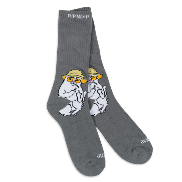 Ripndip Nermal S Thompson Socks (Charcoal)