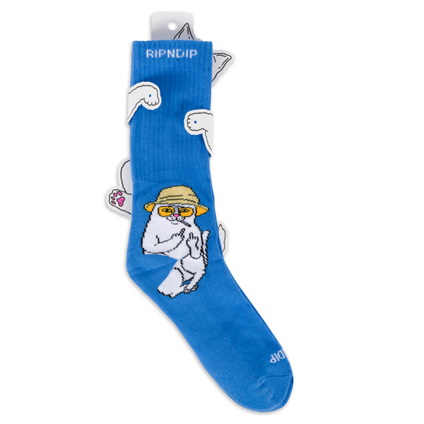 Ripndip Nermal S Thompson Socks (Light Blue)