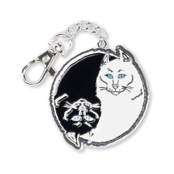 Ripndip Nermal Yang Metal Keychain (Multi)