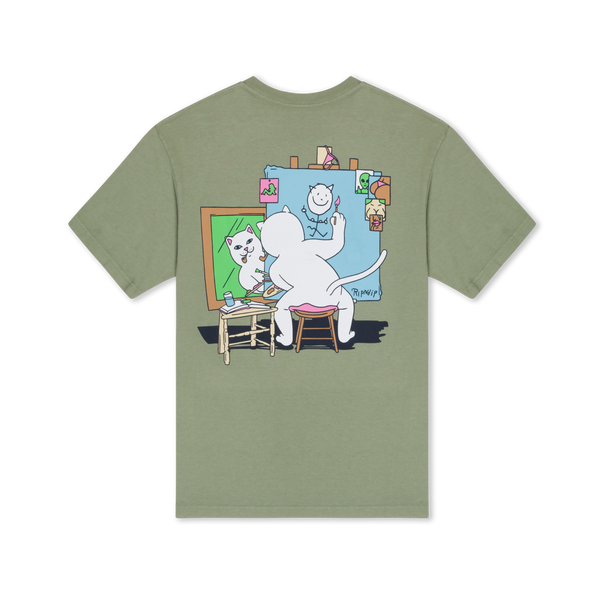 ripndip Nerman Rockwell Tee (Dusty Olive)