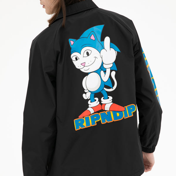 Ripndip Nermhog Coaches Jacket (Black)