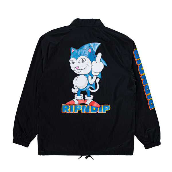 Ripndip Nermhog Coaches Jacket (Black)
