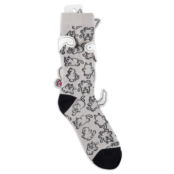 Ripndip Nermie Buddies Socks (Heather Grey)