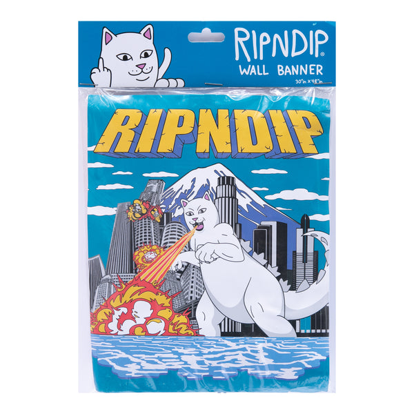 Ripndip Nermzilla Wall Banner (Blue)