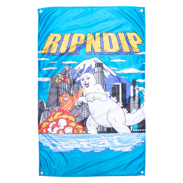 ripndip Nermzilla Wall Banner (Blue)