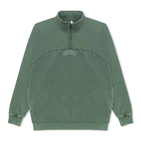 ripndip Night Quarter Zip Sweatshirt (Dusty Pine)