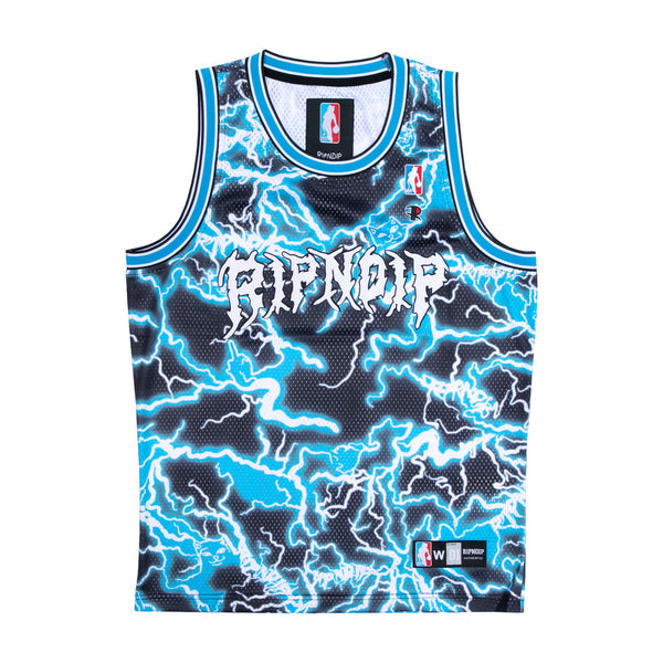 ripndip Nikola Basketball Jersey (Black/Blue)