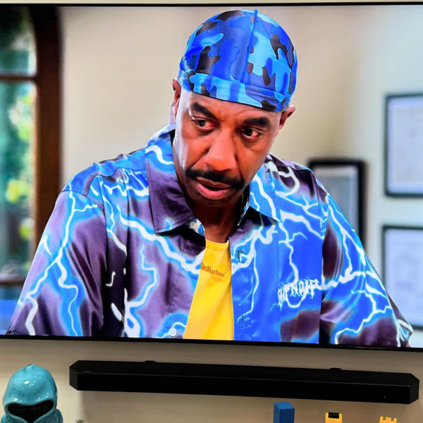 Ripndip Nikola Short Sleeve Button Up (Black/Blue)