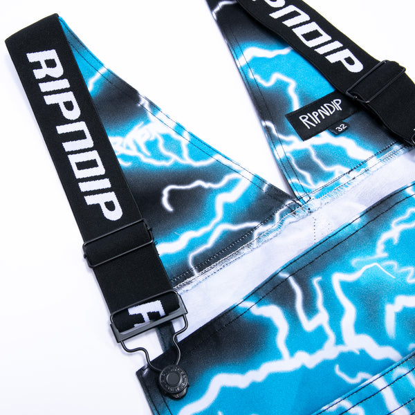 Ripndip Nikola Twill Overalls (Black/Blue)
