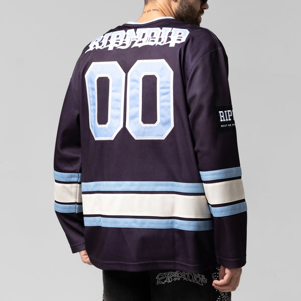 Ripndip No Days Off Hockey Jersey (Plum)