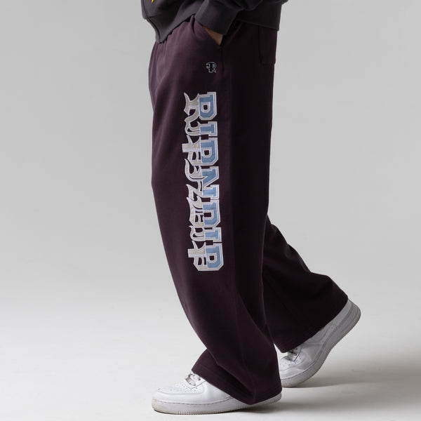 Ripndip No Days Off Straight Leg Sweatpants (Plum)