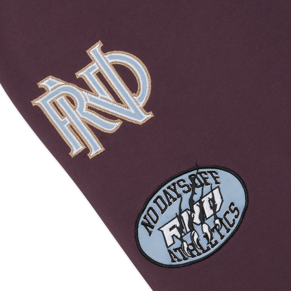 Ripndip No Days Off Straight Leg Sweatpants (Plum)