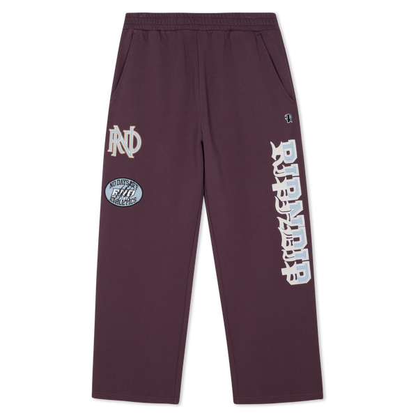 Ripndip No Days Off Straight Leg Sweatpants (Plum)