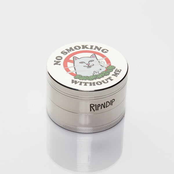 Ripndip No Smoking Grinder (Silver)