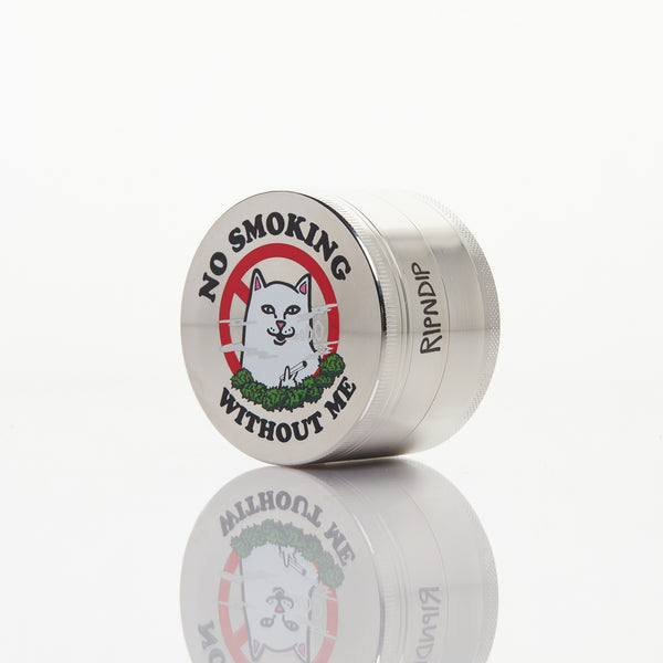 ripndip No Smoking Grinder (Silver)