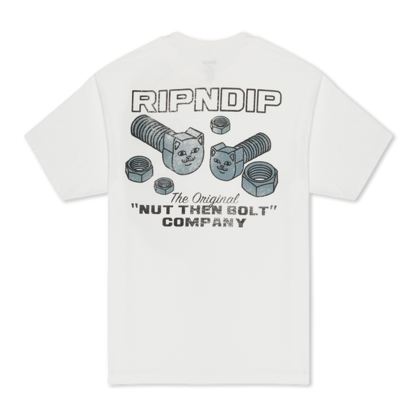 Ripndip Nut Then Bolt Pocket Tee (Bone)