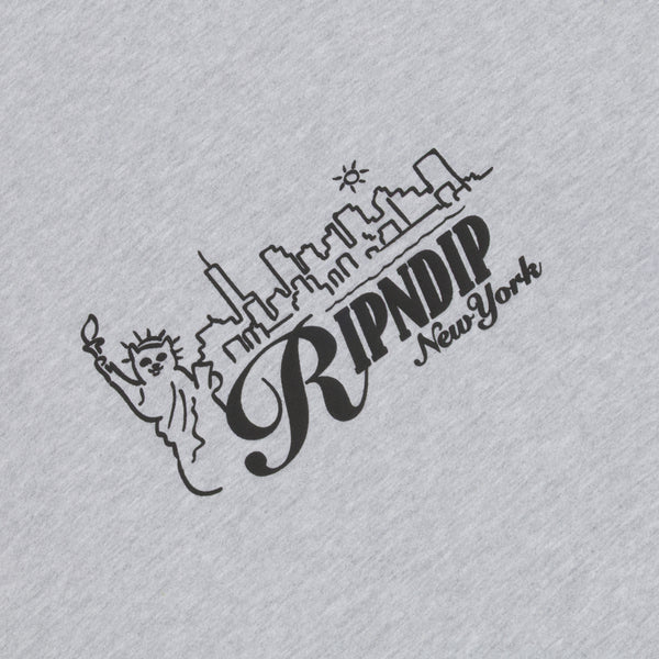 Ripndip NYC Skyline Hoodie (Ash Heather)
