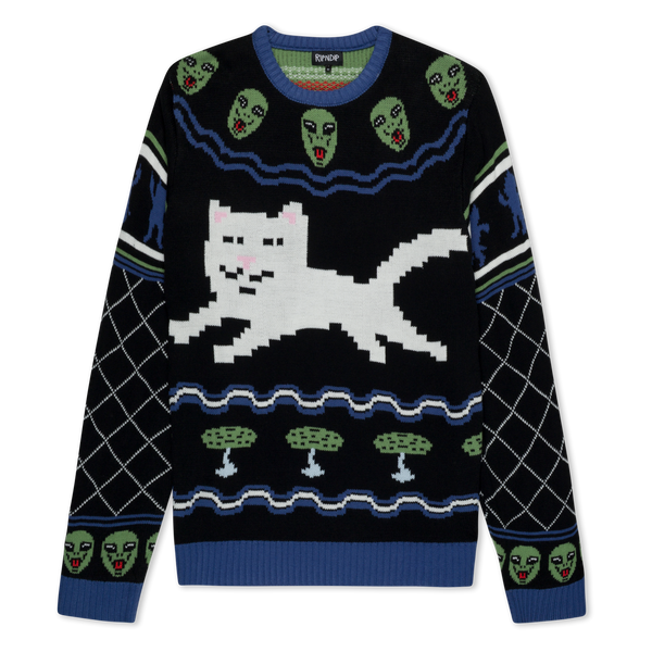 ripndip Out Of This World Knit Sweater (Black)
